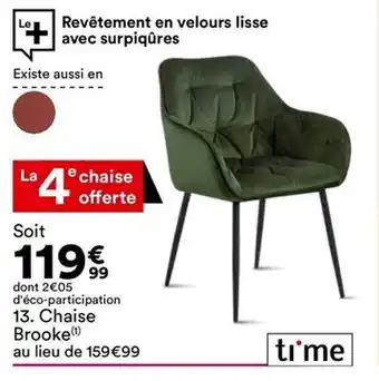 BUT Chaise brooke ti'me offre