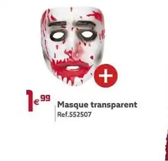 Gifi Masque transparent offre