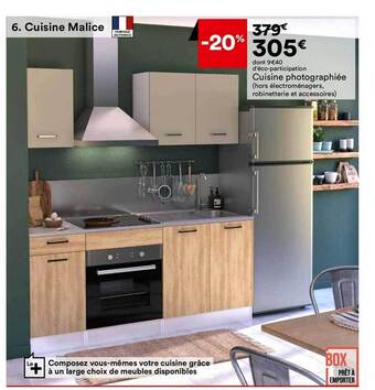 BUT Cuisine photographiée offre