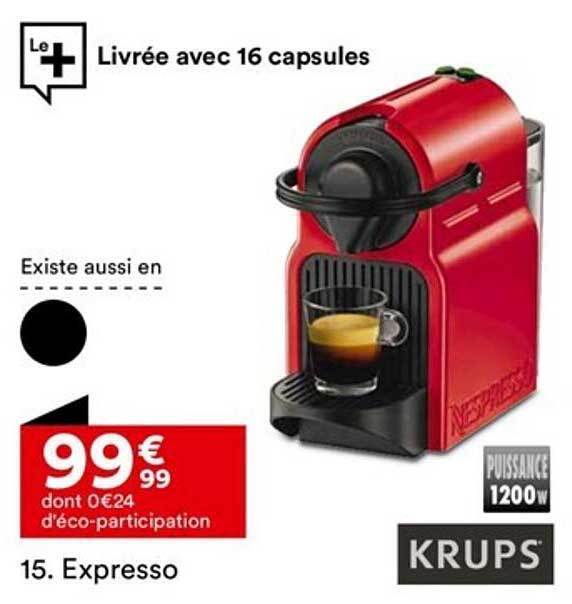 Promo Expresso krups chez BUT