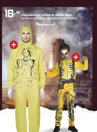 Gifi Déguisement enfant et adulte alert offre