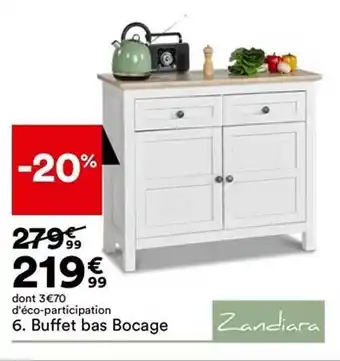 BUT Buffet bas bocage zandiara offre