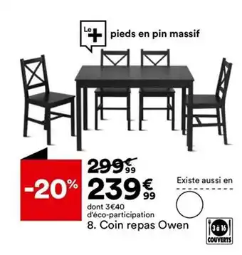 BUT Coin repas owen offre