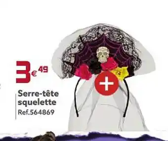 Gifi Serre-tête squelette offre