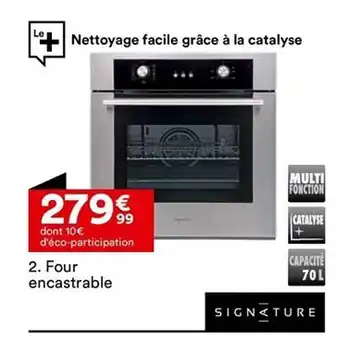 BUT Four encastrable signature offre