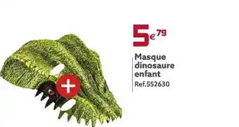 Gifi Masque dinosaure enfant offre