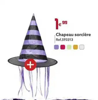 Gifi Chapeau sorcière offre