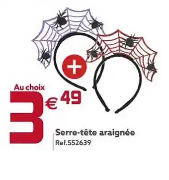 Gifi Serre-tête araignée offre