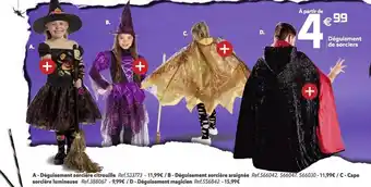 Gifi Déguisement de sorcières offre