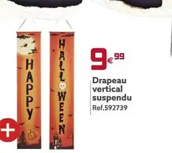 Gifi Drapeau vertical suspendu offre