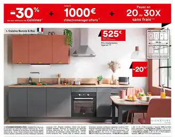 BUT Cuisine bonnie & roc signature offre