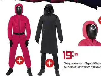 Gifi Déguisement squid game offre
