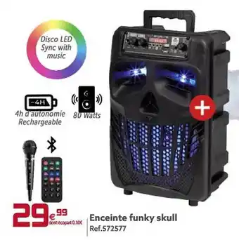 Enceinte funky skull