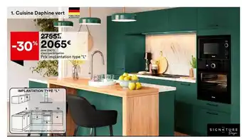 BUT Cuisine daphine vert signature offre