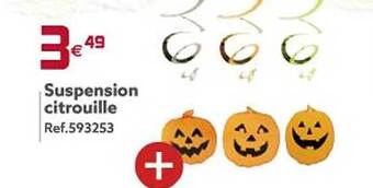 Gifi Suspension citrouille offre