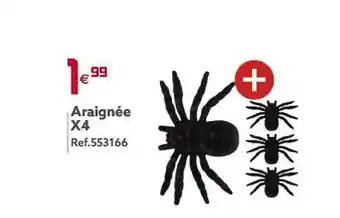 Gifi Araignée x4 offre