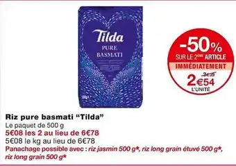 Monoprix Riz pure basmati offre