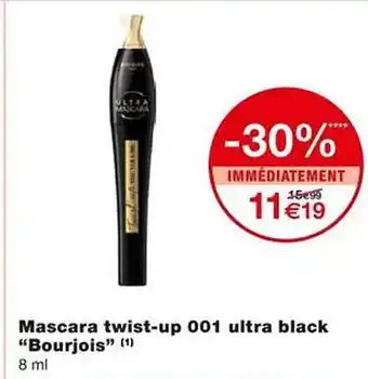 Monoprix Mascara twist-up 001 ultra black offre
