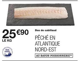 Monoprix Dos de cabillaud offre