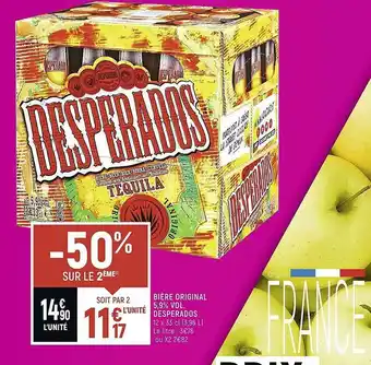 Spar Bière original 5,9% vol. desperados offre