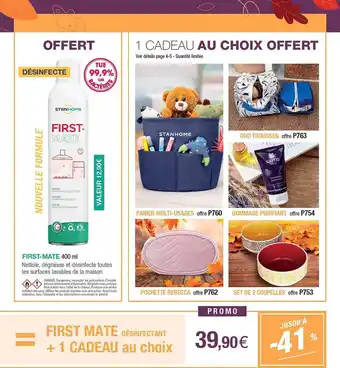 Stanhome First-mate stanhome offre
