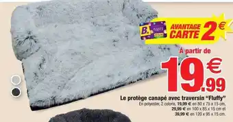 Bazarland Le protège canapé avec traversin offre