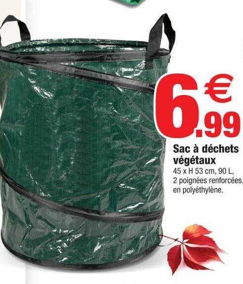 Sac dechet cheap vert lidl