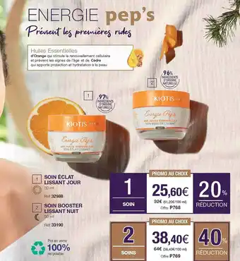 Stanhome Soin éclat lissant jour, soin booster lissant nuit kiotis offre