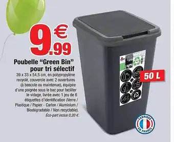 Bazarland Poubelle offre
