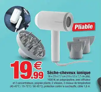 Sèche-cheveux ionique
