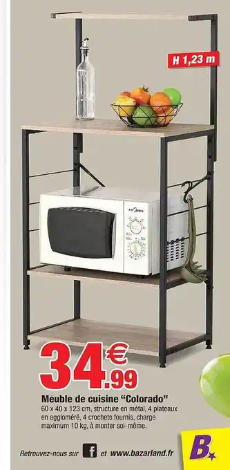 Bazarland Meuble de cuisine offre