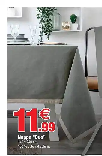 Bazarland Nappe offre