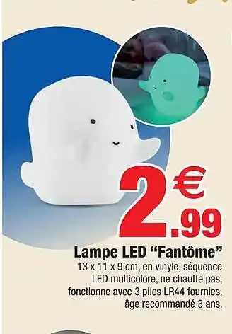 Bazarland Lampe led offre