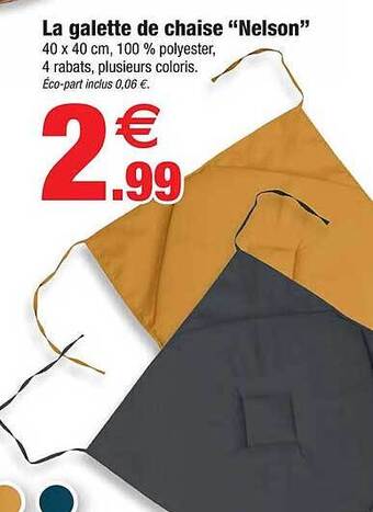 Bazarland La galette de chaise offre