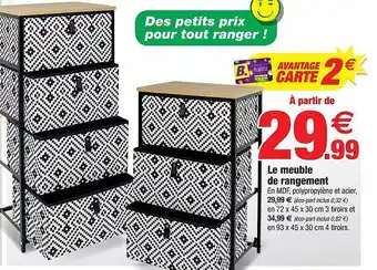 Bazarland Le meule de rangement offre