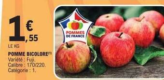 E.Leclerc Pomme bicolore offre