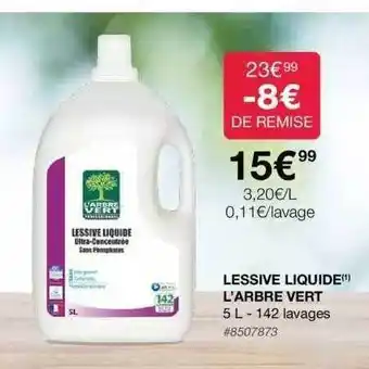 Costco Lessive liquide l'arbre vert offre