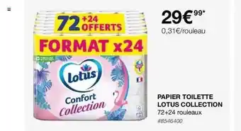 Costco Papier toilette lotus collection offre
