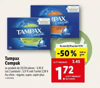 Tampax compak