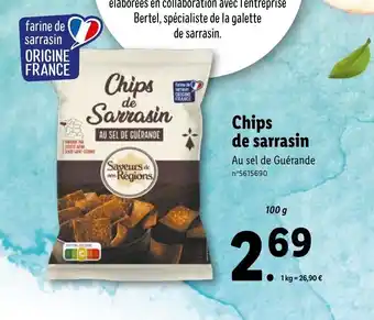 Chips de sarrasin