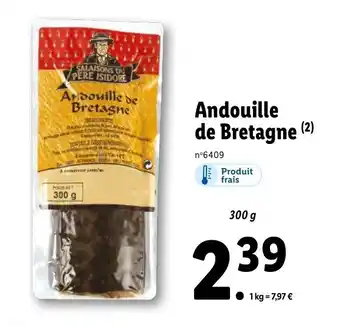 Lidl Andouille de bretagne offre