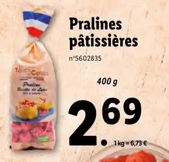 Lidl Pralines pâtissières offre