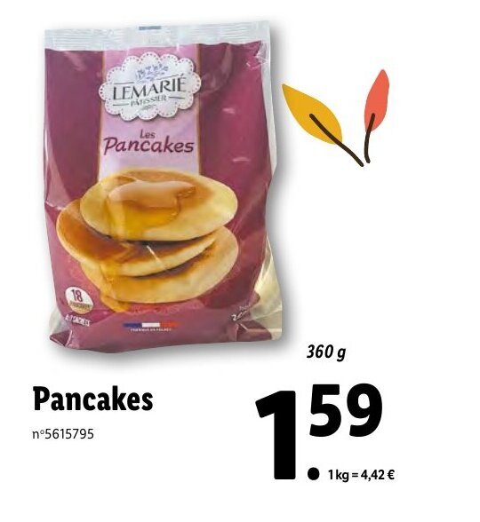 Promo Pancakes chez Lidl
