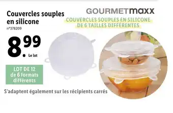 Lidl Couvercles souples en silicone offre