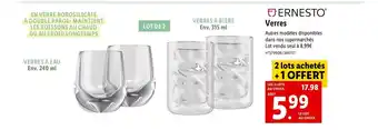 Lidl Verres offre