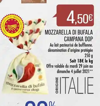 Match Mozzarella di Bufala Campana AOP offre