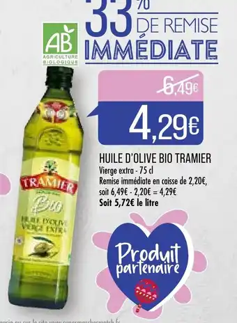 Match Huile d'olive bio tramier offre