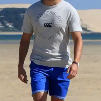 Le Comptoir irlandais T-shirt gisborne gris canterbury offre