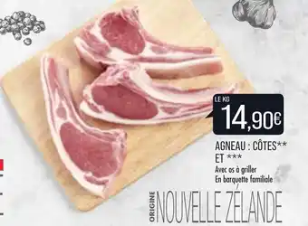 Match Agneau : Côtes et offre