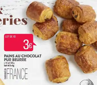 Match Pains au chocolat Pur Beurre offre